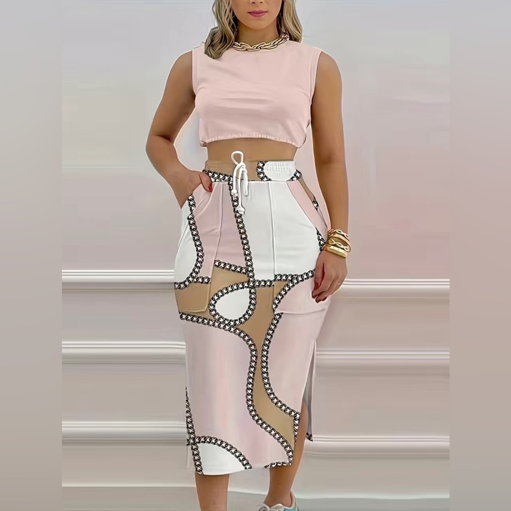 New!!!  Two Piece skirt set